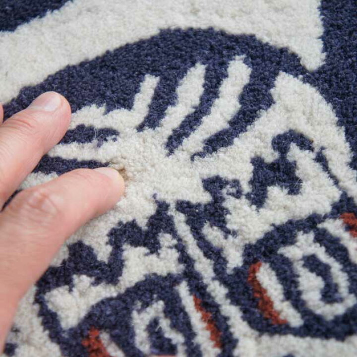 楽天市場】【S】White Tibetan Tiger Rug / ホワイト チベタンタイガー 