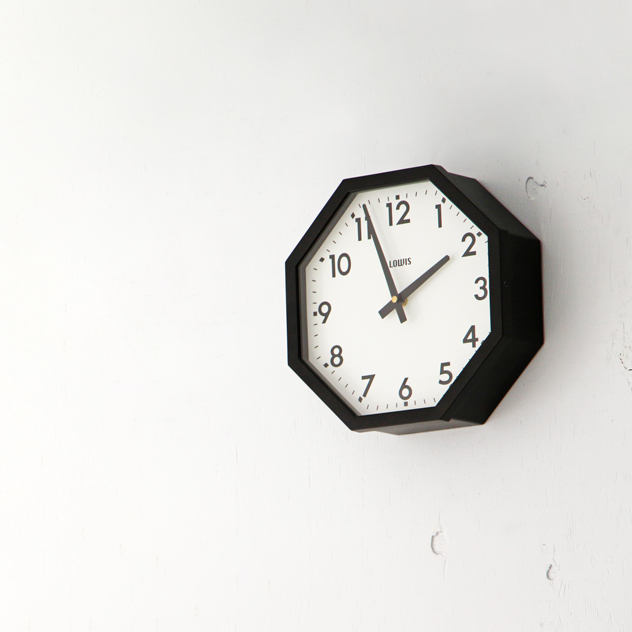 楽天市場】Lowis Industry Octagon Clock / ルイスインダストリー
