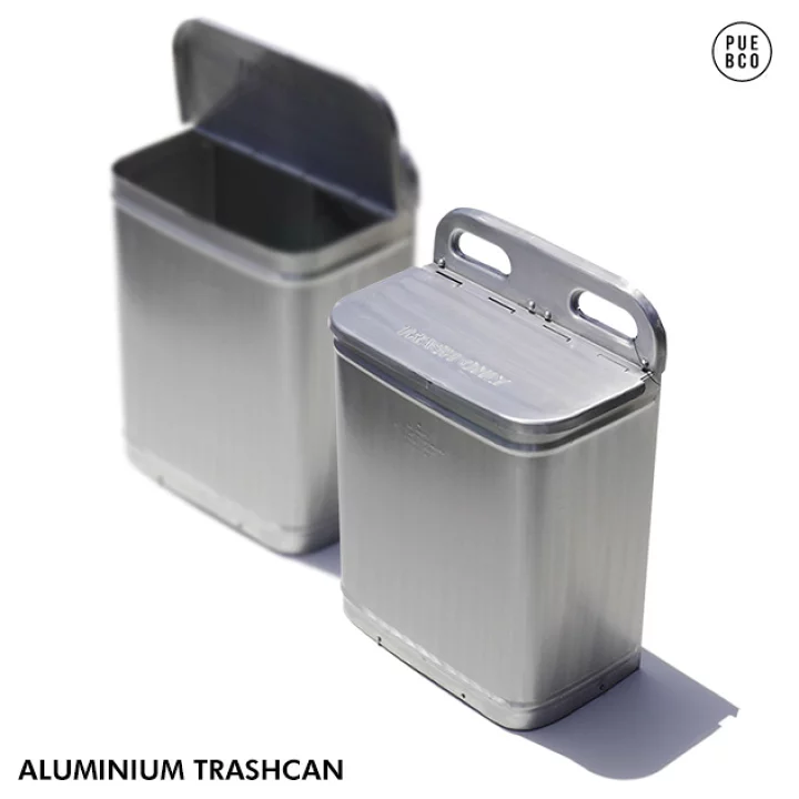 楽天市場】PUEBCO プエブコ ALUMINIUM TRASHCAN アルミニウム 
