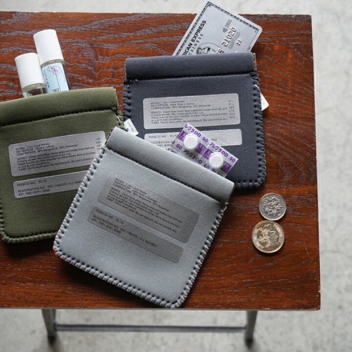 楽天市場】COIN CARD HOLDER コイン カード ホルダー PUEBCO プエブコ  
