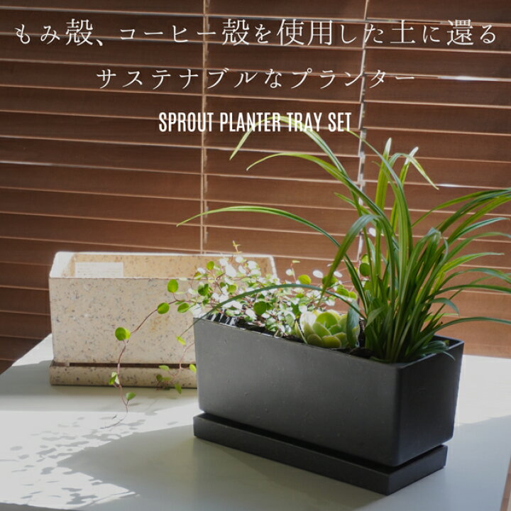 ガーデンカフェ ホームセンター通販 カインズ 排水トレイ付き2個の長方形のプラスチック窓プランター 植物タグ Tk Gov Ba
