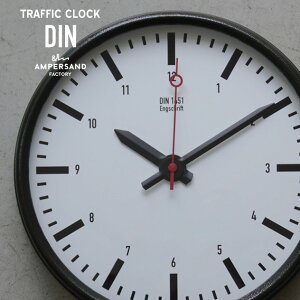 TRAFFIC CLOCK (DIN) gtBbN NbNAMPERSAND FACTORY ApTh t@Ng[ Ǌ|v DIN hCcS W v NbN  GR~[ AMP-C062
