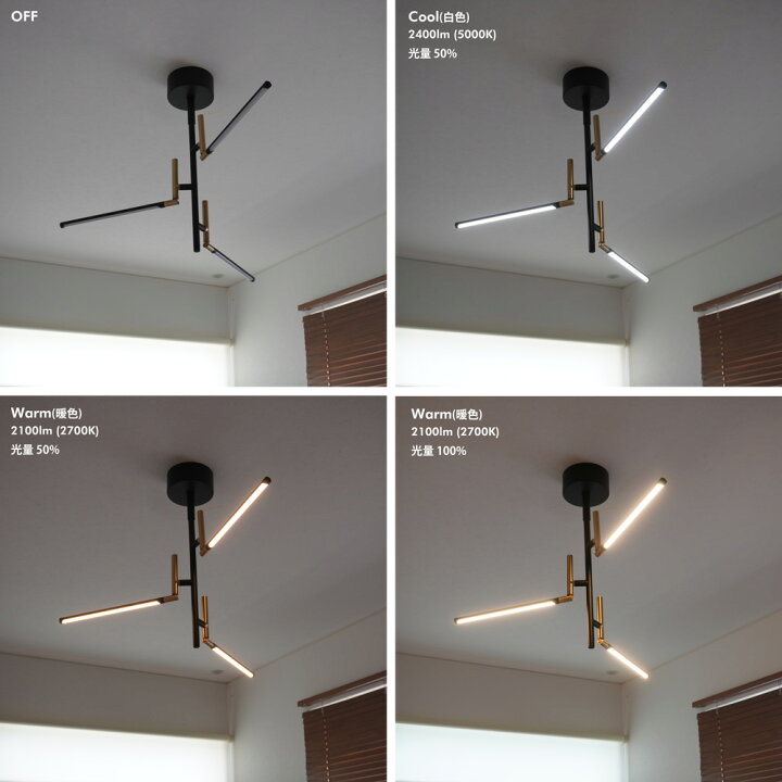 楽天市場】Vision 3 LED-Ceiling Lamp ビジョン3LEDシーリングランプ 