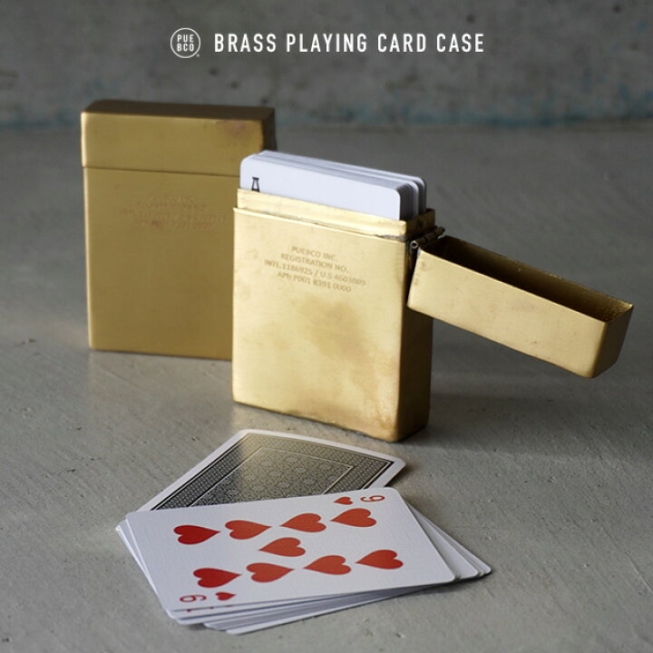 楽天市場】BRASS PLAYING CARD CASE / ブラス プレイング カード 
