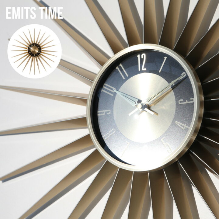 楽天市場】Emits Time / エミッツタイム 壁掛け時計 時計 ウォール 