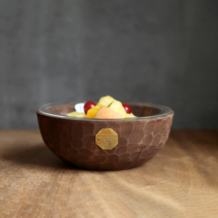 楽天市場】PUEBCO プエブコ VINTAGE WOODEN BOWL / WITH GLASS 
