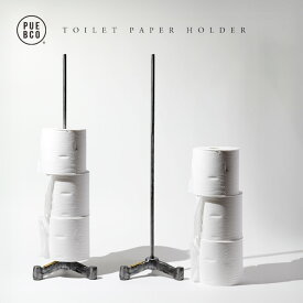 TOILET PAPER HOLDER ( STRAIGHT ) / トイレットペーパー ホルダー( ストレート )PUEBCO プエブコ アイアン トイレ ホルダー