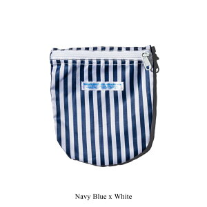 PUEBCO (vGuR) SCHOOL TIE FABRIC SEMICIRCLE POUCH / XN[ ^C tHubN Z~T[N |[` 22cm25cm σ|[` obOCobO |[`XgCv c^ ^e^ [^
