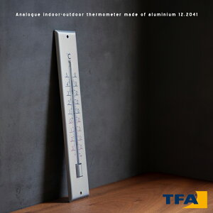 TFA Dostmann / Analogue indoor-outdoor thermometer made of aluminium 12.2041 TFAhXg} AiO T[[^[ A~jE xv RtH[g[^[ hCc Ǌ| tsukuda ϊ