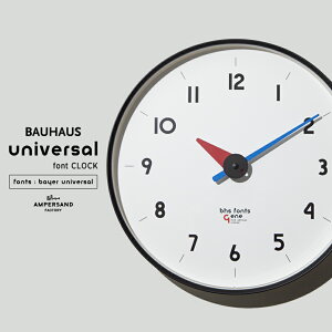 Universal Clock jo[T NbNAMPERSAND FACTORY ApTh t@Ng[ Bauhaus oEnEXǊ|v NbN  GR~[ Herbert Bayer wxg oC[ jo[TA