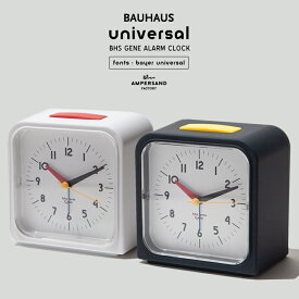 Universal BHS GENE ALARM CLOCK ユニバーサル ジーン アラーム クロックAMPERSAND FACTORY アンパサンド ファクトリー Bauhaus バウハウス 置き時計 クロック おしゃれ エルコミューン Herbert Bayer ヘルベルト バイヤー ユニバーサルアルファベット DCL-010