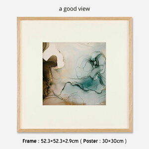 COFFEE BLUE�i�R�[�q�[�u���[�j�t���[��50�{�z���}�b�g�t�� �n�V���g�q���R / Hiroko Hashimoto a good view ( �A�O�b�h�r���[ ) �t���[��52.3×52.3×2.9cm ( �|�X�^�[ 30×30cm ) �A�[�g�|�X�^�[ �A�[�g�t���[�� 