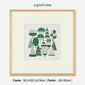 WOODSiEbYjt[50{z}bgt bq / Rieko Oka a good view ( AObhr[ ) t[52.3×52.3×2.9cm ( |X^[ 30×30cm ) A[g|X^[ A[gt[ z G IuWF