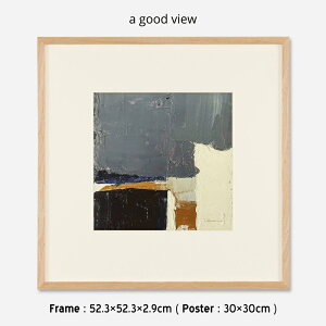 INTELLIGENT GRAYiCeWFgOCj t[50{z}bgt M^ / Kishin a good view ( AObhr[ ) t[52.3×52.3×2.9cm ( |X^[ 30×30cm ) A[g|X^[ A[gt[ z G