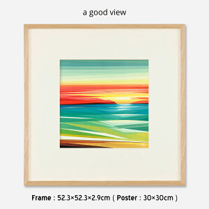 ɂ1800 t[50{z}bgt J / Masanao Taniguchi a good view ( AObhr[ ) t[52.3×52.3×2.9cm ( |X^[ 30×30cm ) A[g|X^[ A[gt[ z G IuWF
