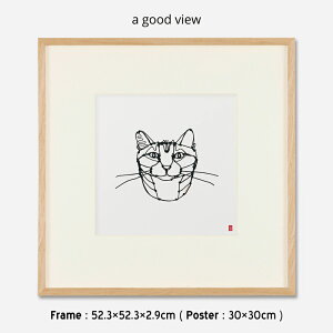 TORANEKO t[50{z}bgt HAyU.w / Manabu Ogawa a good view ( AObhr[ ) t[52.3×52.3×2.9cm ( |X^[ 30×30cm ) A[g|X^[ A[gt[ z G IuWF