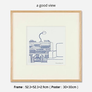 BOOKS  SOFAiubNXAh\t@jt[50{z}bgt n粌Y / Kenichiro Watanabe a good view ( AObhr[ ) t[52.3×52.3×2.9cm ( |X^[ 30×30cm ) A[g|X^[ A[gt
