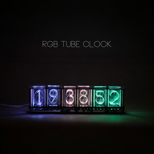RGB Tube Clock A[W[r[ `[u NbN jLV[ǎv uv NbN v A[ ^C}[ XgbvEHb` DETAIL