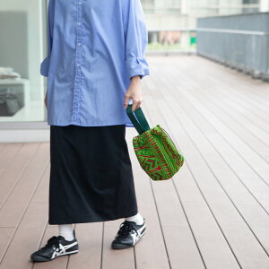 PUEBCO (vGuR) JACQUARD FABRIC DRAWSTRING BAG / WK[h t@ubN h[XgO obO В obO ΂ Jo RpNg }`t [|[` s CN ϕi 