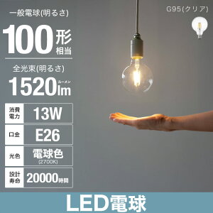 (100W����) G95 �t�B�������gLED 100W���� �N���A(LED�d��) G95C YAZAWA