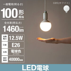 (100W) G95{[` LEDd E26 dF Lz^Cv LDG7LG95 d 12.5W 2700K 1460LM([) LDG13LG95 YAZAWA