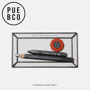 PUEBCO (vGuR) STAINED GLASS TRAY / XehOX gC LbV g[ RC W X Y }l[ gC yg[