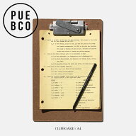 PUEBCO (プエブコ) 【A4】CLIP BOARD / クリップボード H35 x W23.5 x D2.3(cm) A4サイズ バインダー ク…