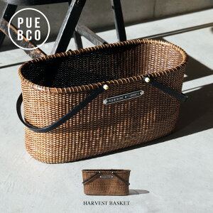 PUEBCO (�v�G�u�R) HARVEST BASKET �n�[�x�X�g�o�X�P�b�g ���^�� �o�X�P�b�g �J�S ���[ �N���[�N�o�X�P�b�g �ו��u�� �ו��J�S ���H�X �L�����v
