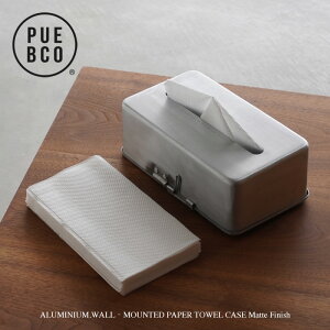 PUEBCO (vGuR) ALUMINIUM WALL]MOUNTED PAPER TOWEL CASE/ A~ y[p[^I P[X (Vo[) EH[}Eebh Ǌ| y[p[z_[ Ǌ| Lb` y[p[^I AEghA Matt