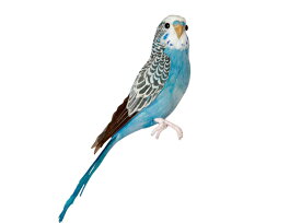 Budgie(Blue) セキセイインコ　ブルー PUEBCO Artificial Birdsプエブコ アーティフィシャルバード127071【あす楽対応_東海】