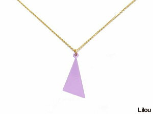 POLYGON TRIANGLE NECKLACE lv / |S gCAO lbNX x_[ Lilou  gCAu Op lI lbNX WG[ ANZT[ yyΉ_Cz
