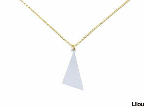 POLYGON TRIANGLE NECKLACE gy / |S gCAO lbNX O[ Lilou  gCAu Op lI lbNX WG[ ANZT[ yyΉ_Cz