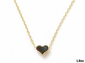 PETIT HEART NECKLACE / �v�` �n�[�g �l�b�N���X Lilou ���� �́[�� ha-to �n�[�g �l�b�N���X �W���G���[ �A�N�Z�T���[ �y�����y�Ή�_���C�z
