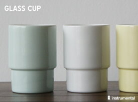 GLASS CUP / グラスカップ instrumental インストゥルメンタルコップ カップ エッグシェル 磁器 フリーカップ