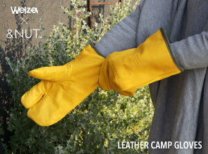 LEATHER CAMP GLOVES / U[ Lv O[u &NUT × Welza/ Ahibg EFU Lv BBQ   ~g