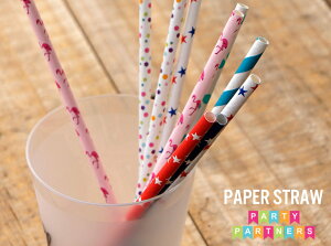 Paper Straws 25{/ y[p[ Xg[ Party Partners p[eB[p[gi[Y Xg[ Jt ĝ p[eB[ TOMS