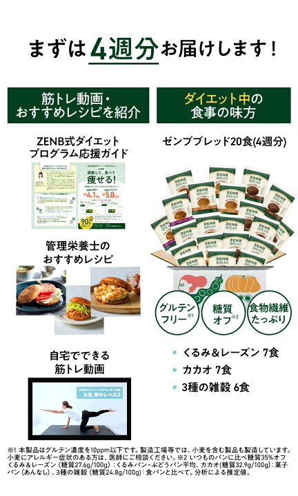 楽天市場】【15%OFFクーポン】【ZENB式 ダイエット プログラム】ZENB 