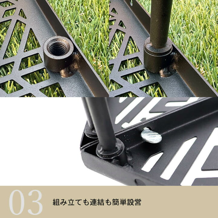 楽天市場】【2枚セット】和柄アイアンテーブル（SG）紗綾形柄 