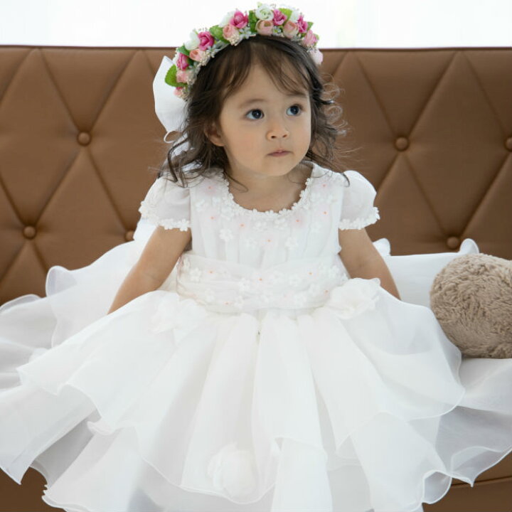 楽天市場】【高品質】あす楽対応 子供ドレス 結婚式 ベビードレス 