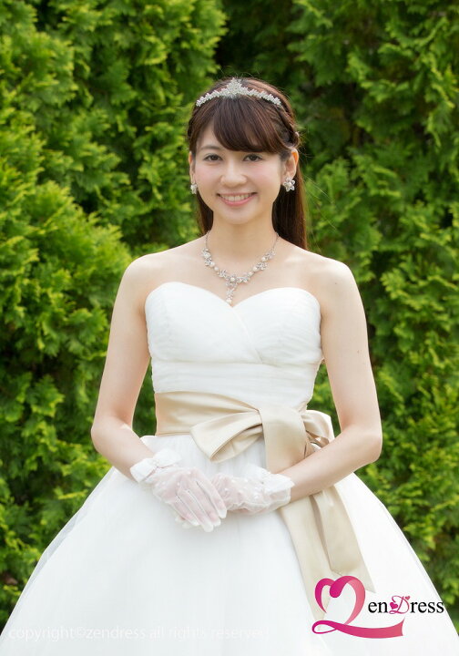 楽天市場 新作 ウエディングドレス 花嫁ドレス ミニドレス パーティードレス 二次会ドレス Zen ドレス