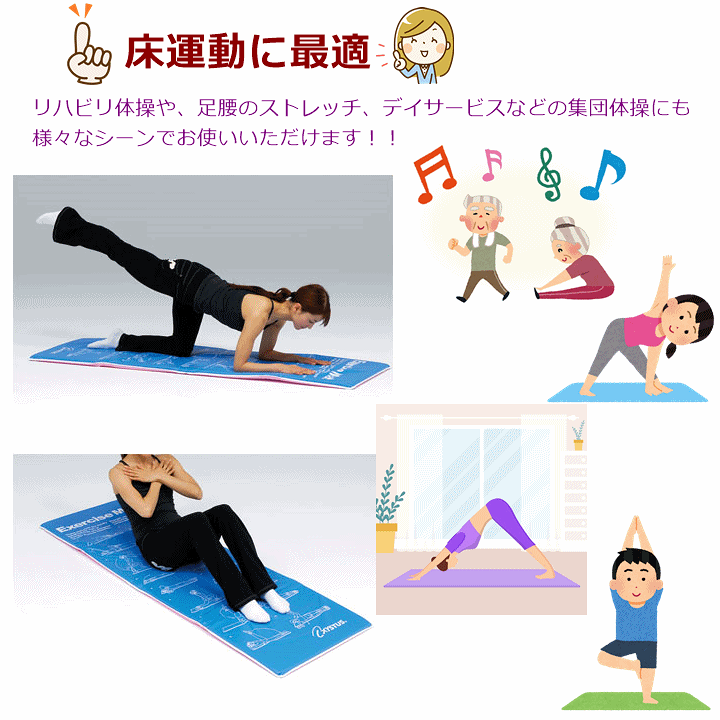 楽天市場】【平日15時まで即日発送】エクササイズマット ST(H-9285