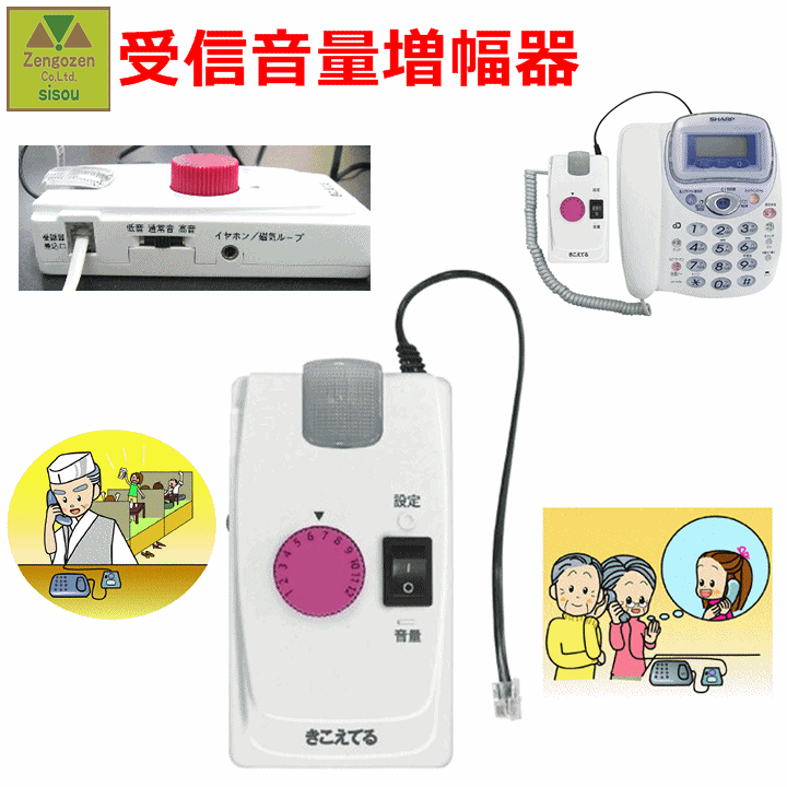楽天市場 送料無料 きこえてる 受信音量増幅器 Ta 12 介護 高齢者 はっきり聞こえる集音器 助聴器 補聴器 人気商品 便利グッズ よく聞こえる集音器 聞こえやすい 集音機 補聴器より聞こえる 拡声器 拡声器 受話器 受わ音量 便利グッズ 人気 補聴器 集音器 ウェル
