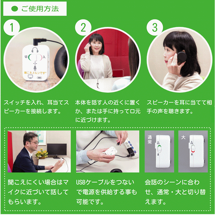 楽天市場】【平日15時まで即日出荷】聴こえ♪ルンです【介護