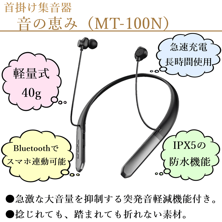 楽天市場】【平日15時まで即日出荷】首かけ集音器 音の恵み(MT