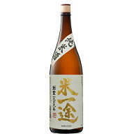 小山本家酒造 純米酒 米一途 1.8L瓶 1800ml×6本 u-yu