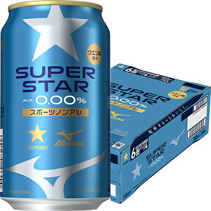 �T�b�|�� SUPER STAR �X�[�p�[�X�^�[ 350ml×24�{ 1�P�[�X �m���A���R�[���r�[�� �~�Y�m u-sa