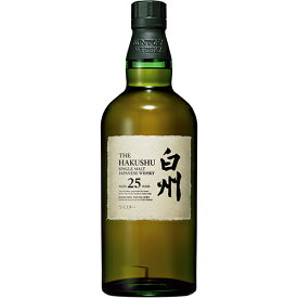 （銀行振込限定） サントリー シングルモルト白州25年 700ml 箱入 ジャパニーズウイスキー （※銀行振込以外はキャンセルとなります） u-yu