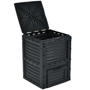 コンポスト屋外 大型 家庭用 大容量250L/500L 堆肥製造器 家庭菜園 堆肥コンポスター 有機肥料 園芸シート付 家庭菜園 おしゃれ 生ごみ処理 落ち葉処理