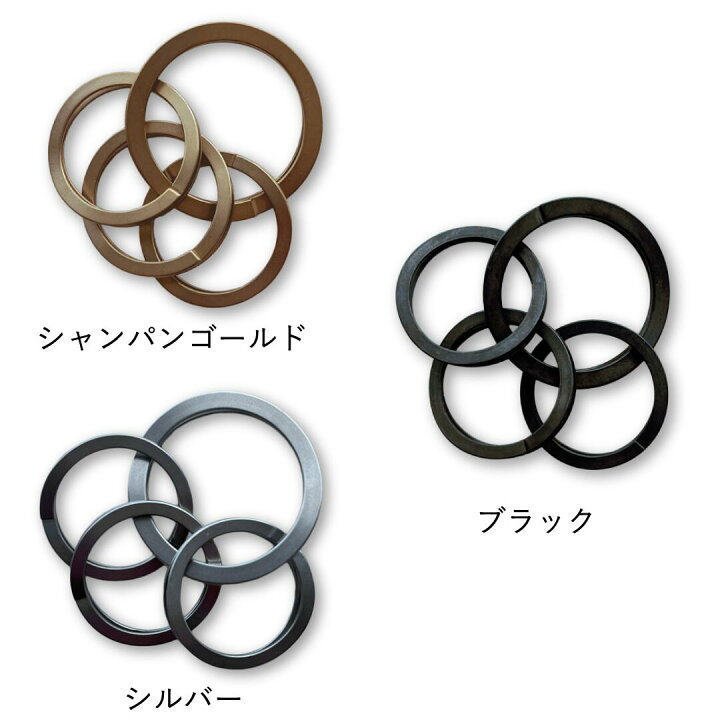 楽天市場】【送料無料】キーリング WAVECLIPS ステンレス 日本製 軽量 
