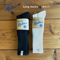【送料無料】Miller ミラー ロングソックス 2足セット 2P long socks 23-25cm ルーズ レディース 定番 カ…